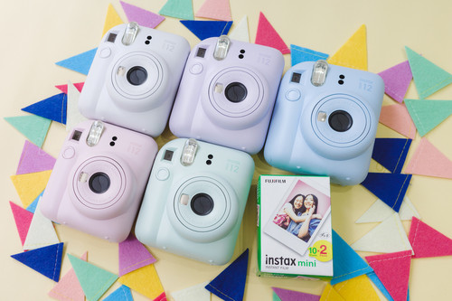 日本原装富士拍立得instax mini12一次成像相机相纸有现货1年保修 - 图0