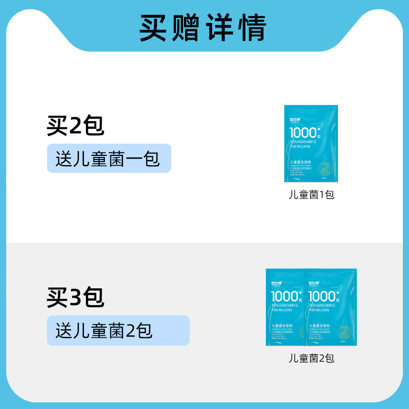 优比特儿童自制酸奶发酵菌BB12益生菌粉酸奶菌粉双歧杆菌酸奶粉