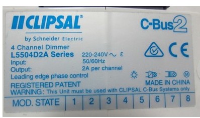 通电的 奇胜 CLIPSAL L5504D2A 有3个 在3-5箱子里 - 图0