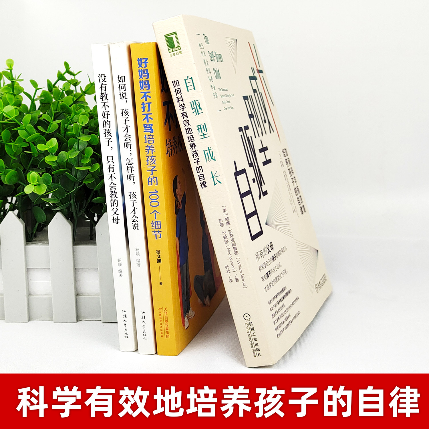 全套4册 自驱型成长正版 培养孩子的自律樊登推荐如何说孩子才会听正面管教好妈妈不打不骂家庭育儿书籍父母的语言陪终身成长必读 - 图1