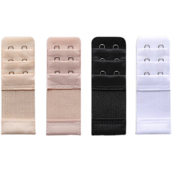 Underwear extra-long breasted four-row extension belt women's bra buckle underwear buckle bra back buckle hook three rows three buckles
