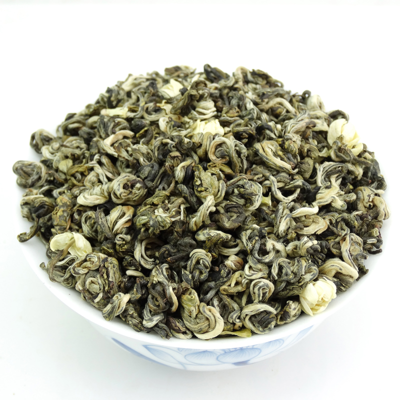 茉莉花茶 车里湾茶叶 浓香特级茉莉花茶雪螺 横县玉螺王500g礼盒 - 图3