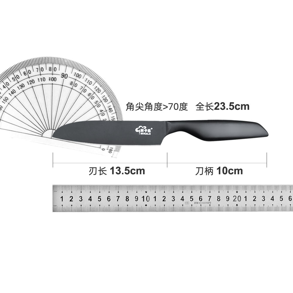 锋利不锈钢水果刀家用水果刀厨房切水果削皮器厨师瓜果菜刀小刀具 - 图1