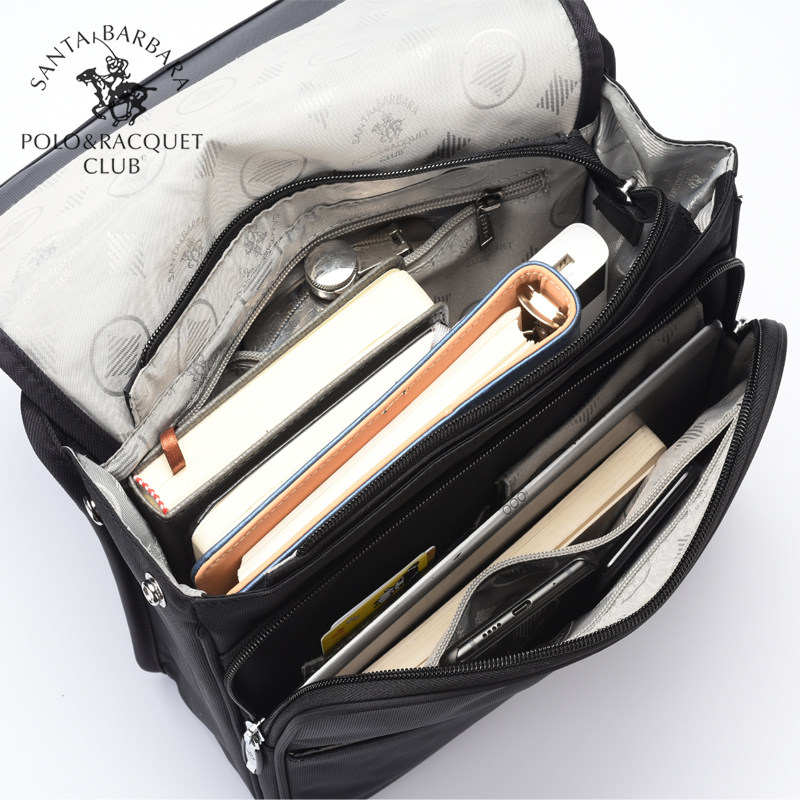 圣大保罗男斜跨斜背包休闲单肩包 圣大保罗晨雅迪男士包袋