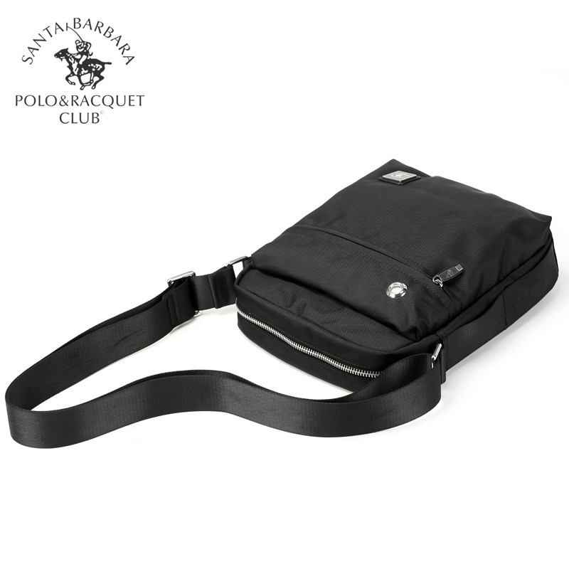 圣大保罗竖款单肩帆布户外斜挎包 圣大保罗晨雅迪男士包袋