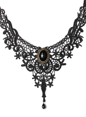 choker喉结蕾丝项圈组合锁骨链