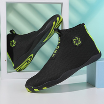 High help diving shoes boots male and female anti-cutting speed interferometric water Anadromous shoes non-slip anti-sand Sanya swimming catch-up beach shoes