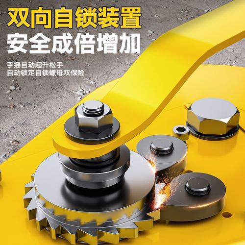 手摇绞盘双向自锁式小型家用手动钢丝绳绞盘卷扬机升降省力提升机 - 图2