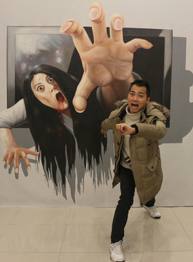 壁纸立体涂鸦西班牙墙画设计定制