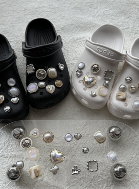 crocs洞洞鞋鞋花鞋扣鞋面装饰