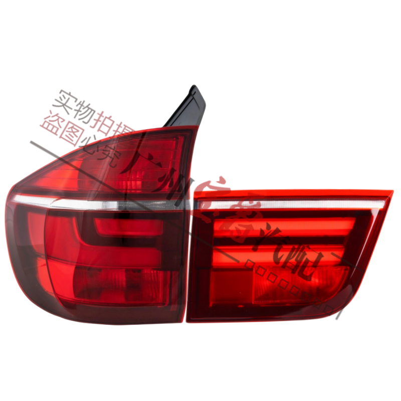 适用宝马X5尾灯总成E70改装新款LED行车灯刹车灯升级后尾灯熏黑款 - 图1