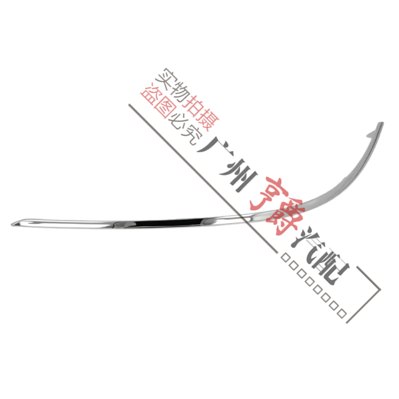 适用奔驰C级W204前杠C180C200电镀条C230亮条C260饰条C280C300 - 图2
