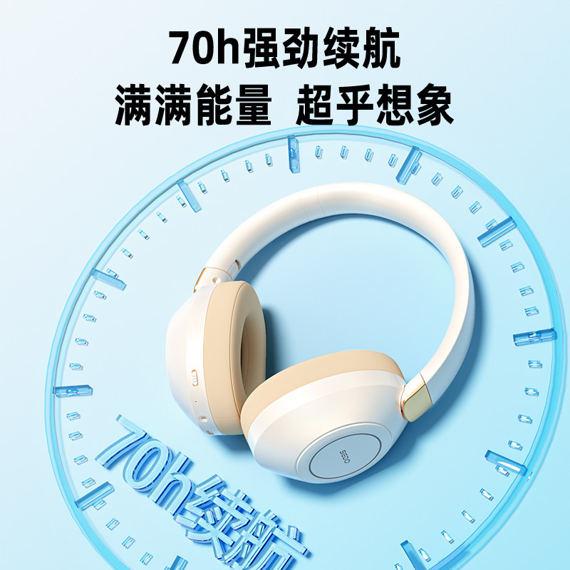 艾本P5ANC主动降噪无线蓝牙耳机电竞游戏专用头戴式手机电脑通用