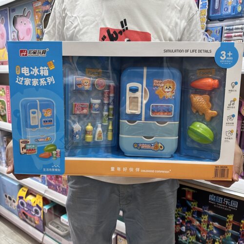 宏星珀利玩具售货机会说话的声光机饮料贩卖机收银机购物车过家家 - 图3