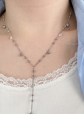 欧比雅比精致个性项链时尚小众设计高级感轻奢气质锁骨链25620