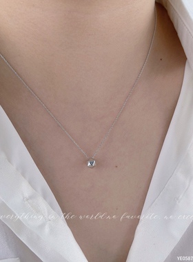 简约风项链古丽古丽925银