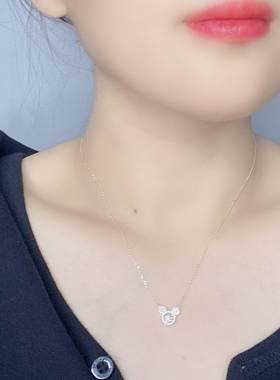 米老鼠项链古丽古丽银