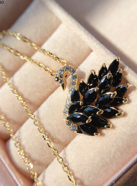 项链古丽古丽银鸭子韩风项链