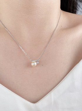 古丽古丽S925纯银新款高级项链轻奢小众设计锁骨链精致百搭06757