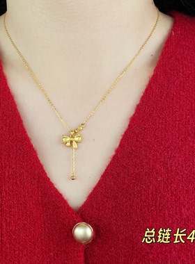 古丽古丽新款时尚高级感气质精致淑女甜美个性复古百搭项链08814