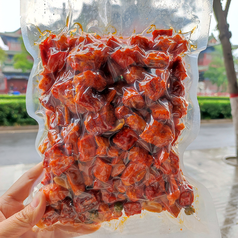 俺家香香辣酥花生米328g袋装辣椒圈酥脆解馋零食下酒菜开封小吃 - 图0