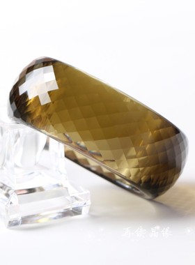 水晶切面琉璃钻石手镯