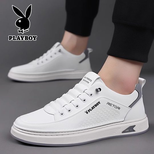 Playboy genuine leather breathable casual shoes