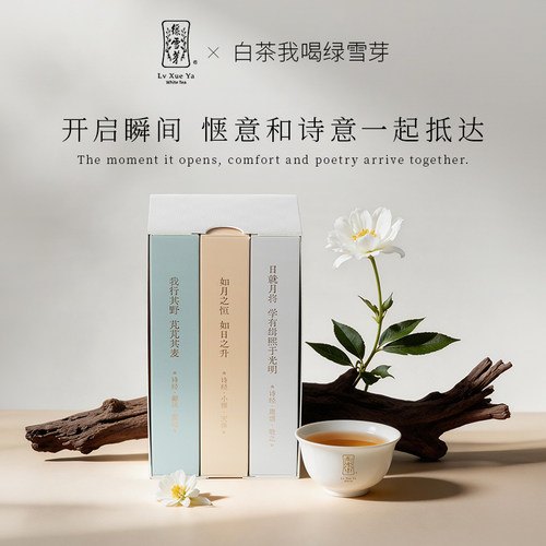绿雪芽福鼎白茶诗经风雅颂白茶试喝品鉴套装15g - 图3