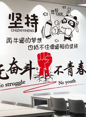 班级高中教室装饰公司建设墙贴画