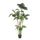 Large simulated green plant monstera living room bionic indoor plant potted ornaments floor decoration fake turtle tree