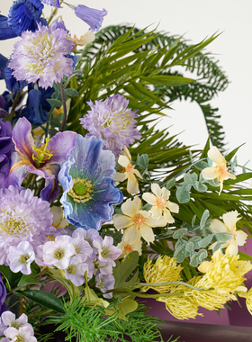 开业花篮三脚架仿真花商场橱窗车展活动交车装饰布置落地迎宾摆件