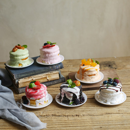 仿真蛋糕模型创意水果系列生日礼品摄影装饰橱窗样品假蛋糕摆件 - 图1