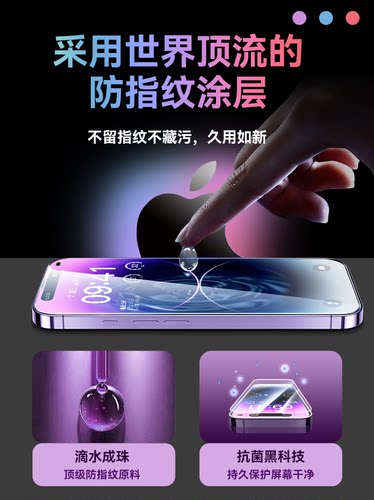 适用无尘仓贴膜苹果14钢化膜iphone15promax手机14pro11/12贴膜神器plus新款13防窥ip康宁XR全s屏PM防尘por除-图2