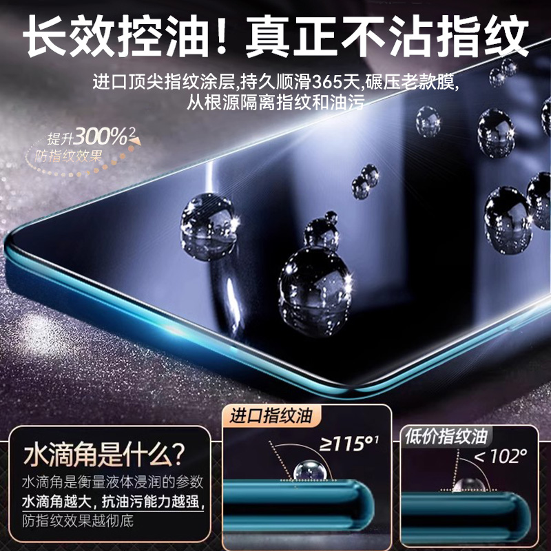 适用oppoA93钢化膜oppoReno5手机6Reno8全屏A72A55A53A32原装A96k11x蓝光a52a2k5k9k10贴56a93a92s4Pro+7se3i-图3