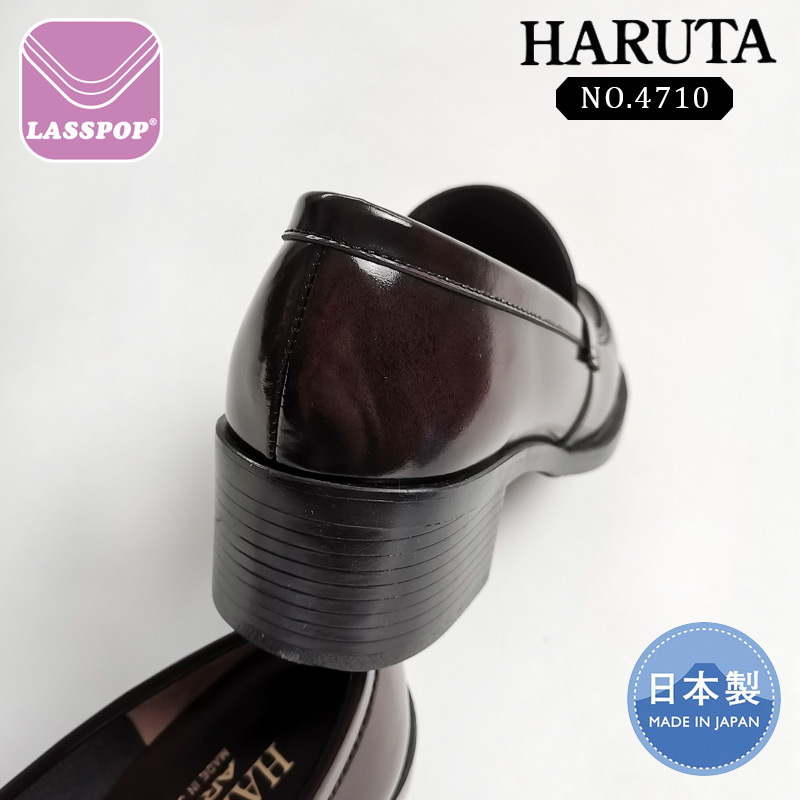 Haruta4710日本JK制服鞋英伦小皮鞋女粗跟单鞋圆头乐福鞋中跟学院 - 图1