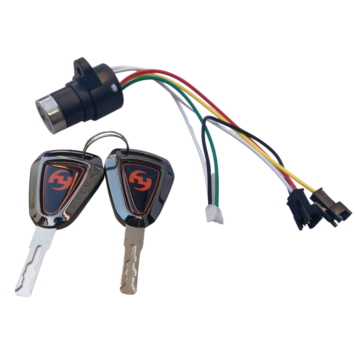 电动车小头五线电门锁简易款小电车电量大灯电源锁钥匙开关,淘宝优惠券,粉丝福利购,淘宝优惠卷