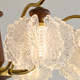 Medieval style branch-shaped iron acrylic living room chandelier