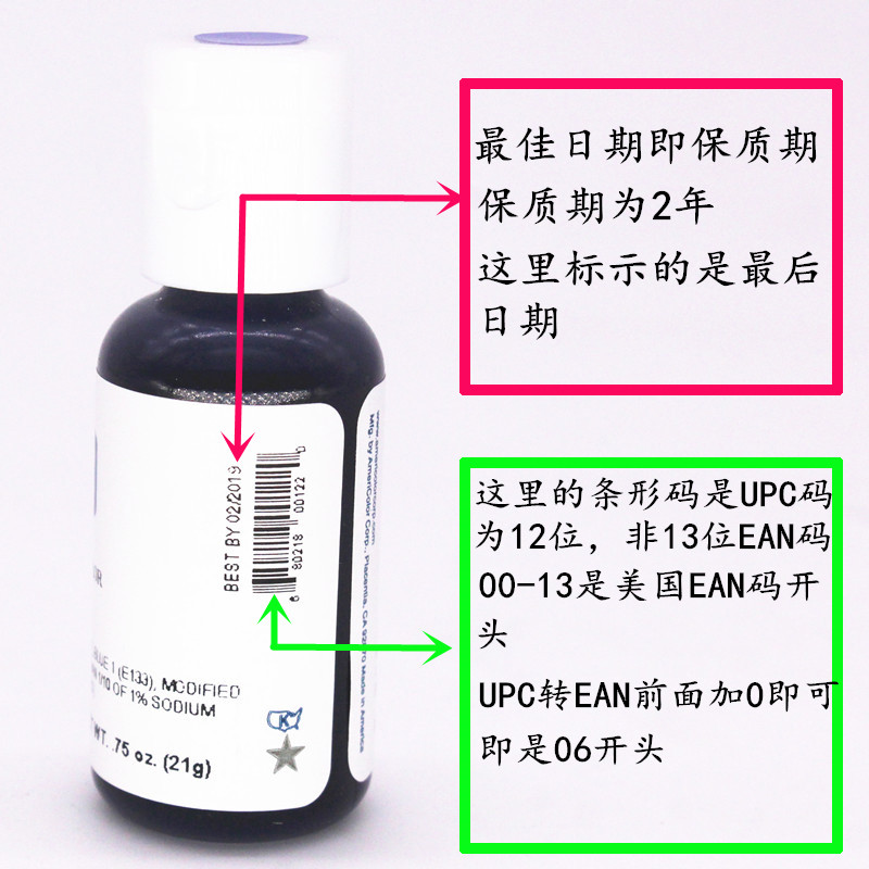 美国ac色素Americolor食用色素食品级烘焙奶油蛋糕裱花调色翻糖-图1