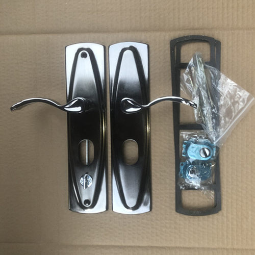 防盗门执手入户大门拉手大铜门把手双开门锁面板进户门锁手柄通用 - 图0