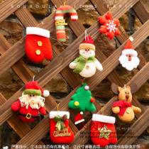 Christmas Elements Small Pendants Hanging Accessories Christmas Tree Decorations Dolls Apple Bags Gingerbread People Snowman Seniors Gifts