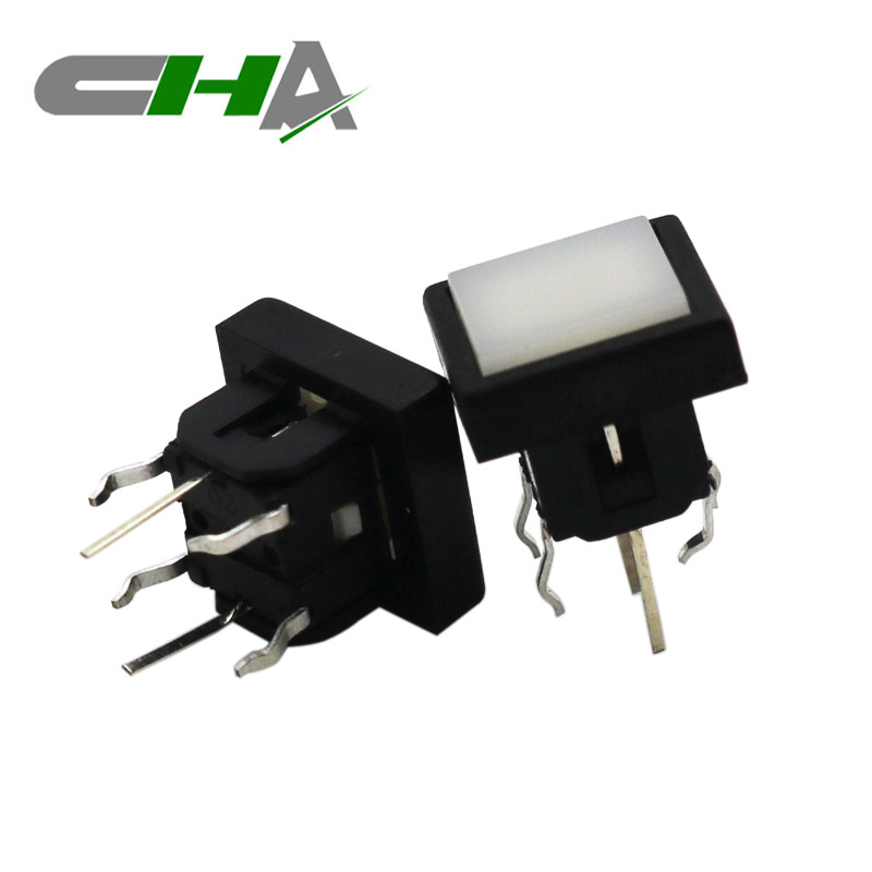 6x6x8.3带灯轻触开关四脚插件式 10x10带帽 红/蓝/绿/白灯色可选,淘宝优惠券,粉丝福利购,淘宝优惠卷