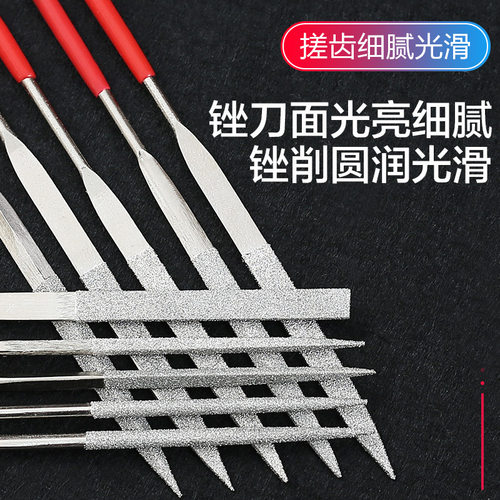 吉他DIY维修指套琴枕琴桥品丝打磨用锉刀工具包吉他护理保养套装 - 图2