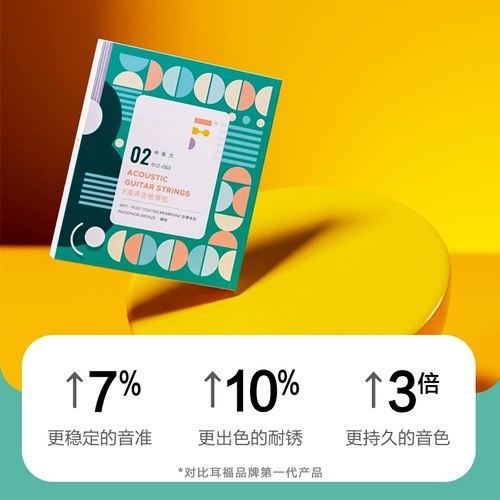 F Erfu Min Ballads Guitar Strings, набор из 6 деревянных гитарных струн, одну струн, одиночная таинственная линия, шесть полных наборов