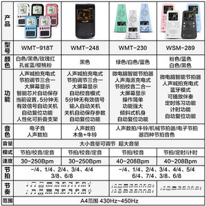 小天使人声钢琴节拍器考级专用精准吉他古筝架子鼓通用电子调音器