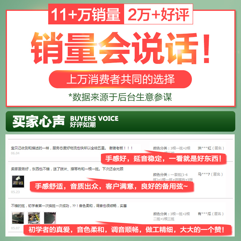 包邮6根1弦A206爱丽丝民谣一套一铉单根琴弦玄线全套配件木吉他弦-图1