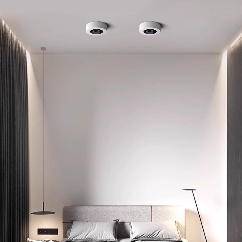 超薄明装筒灯圆形极简全光谱led无主光照明吸顶防眩单头小斗胆灯,淘宝优惠券,粉丝福利购,淘宝优惠卷