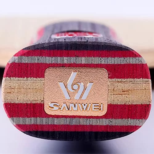 【湿父推荐】三维北欧7底板七层纯木专业训练比赛用乒乓球拍套餐 - 图2