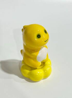 景德镇陶瓷转转超萌奶龙创意摆件桌面装饰卧室客厅少女心礼物