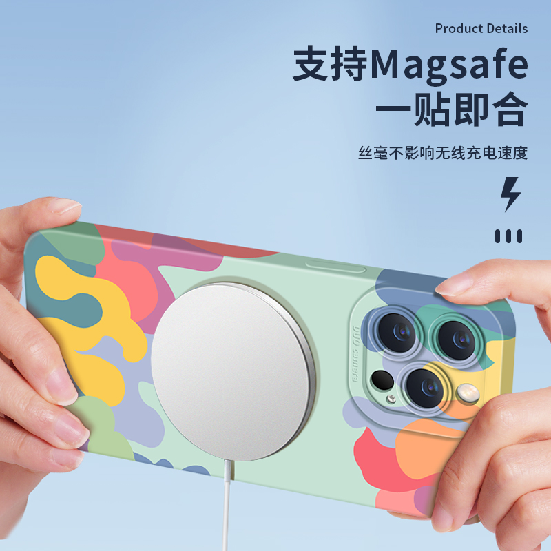 紫色适用于苹果15手机壳新款iPhone14Pro液态硅胶13promax镜头全包防摔12Pro潮牌时尚11Promax个性简约13软壳 - 图1