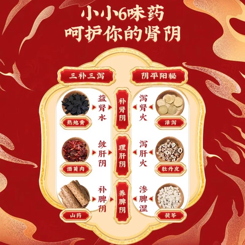 Liuweiwei Dihuang 10 таблетки Пекин Тонгрентанг Официальный флагманский магазин почечный дефицит Тонифицируйте почки и укрепление почек Liuwei Dihuang таблетки для мужчин